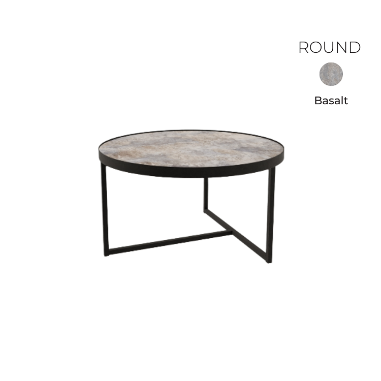 Стол журнальный круглый Алсав 21ROUND.008 Basalt