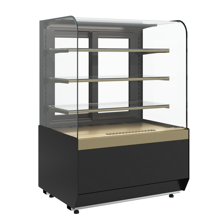 Витрина нейтральная Carboma KR70 N 1,3-1 LIGHT (9005-0109)