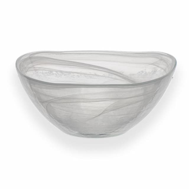 Салатник ARDACAM Tria ARD 1818.2 d 15 см h 6,5 см (стекло, цвет / декор белый)