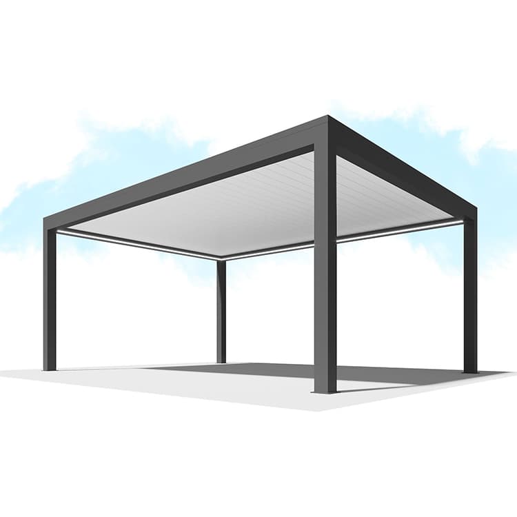 Пергола Сити-Форм Pergola В500-25П Bioclimatic с поворотными ламелями ЛАМЕЛЬ 250 X 53 (5,5х3,0) 1 модуль