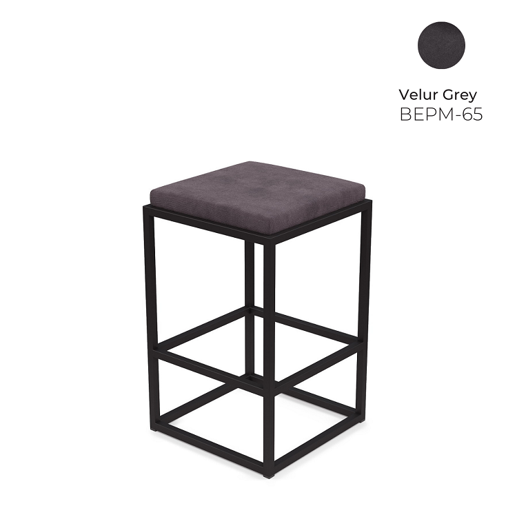 Барный стул Алсав Верм-65 AL 302S AL 302S Velur-Grey