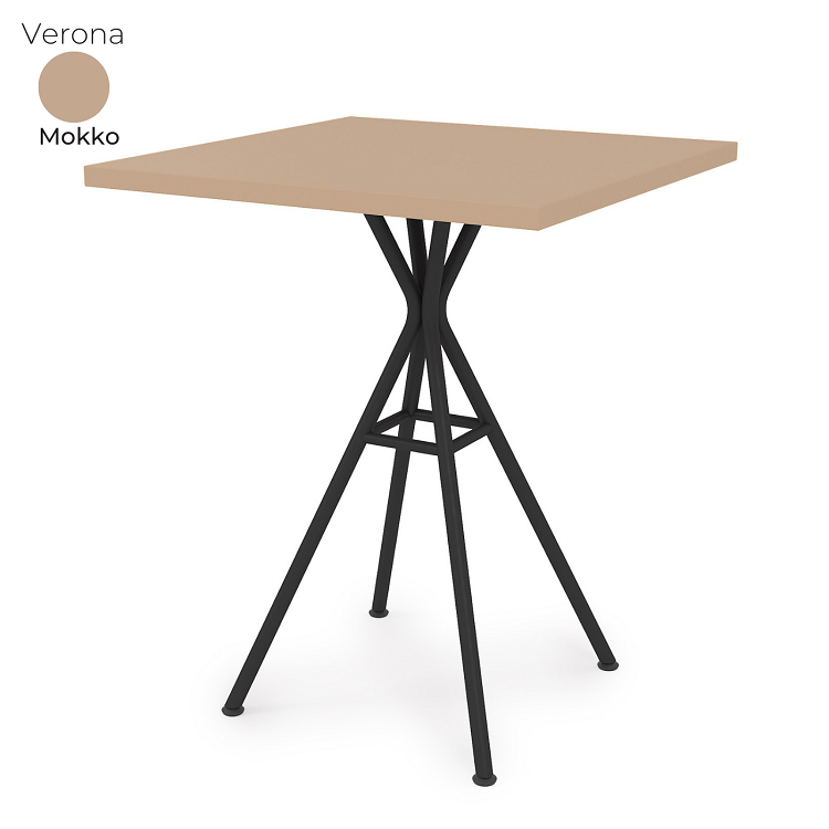 Стол обеденный квадратный Алсав 21Verona.006.K Mokko