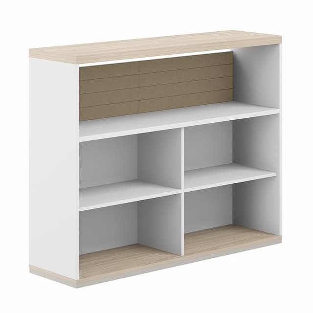 Стеллаж-комбо 1438 односторонний Norden Allegro AG.252.302.652.BG с топом и экраном тканевым низким