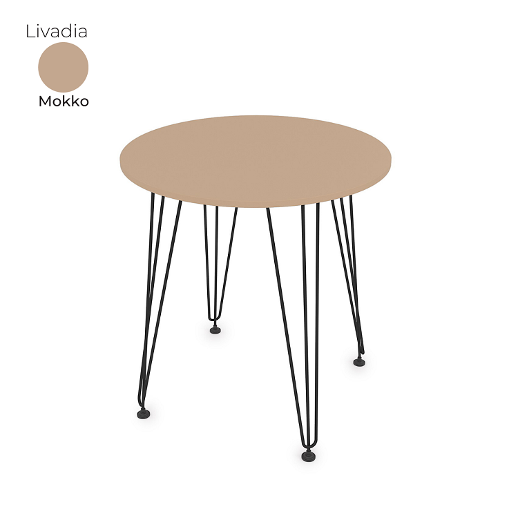 Стол обеденный круглый Алсав 21Livadia.007 Mokko