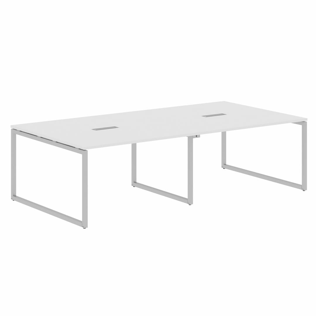 Конференц стол Skyland XQSCT 2714 Белый/Алюминий 2720х1406х750