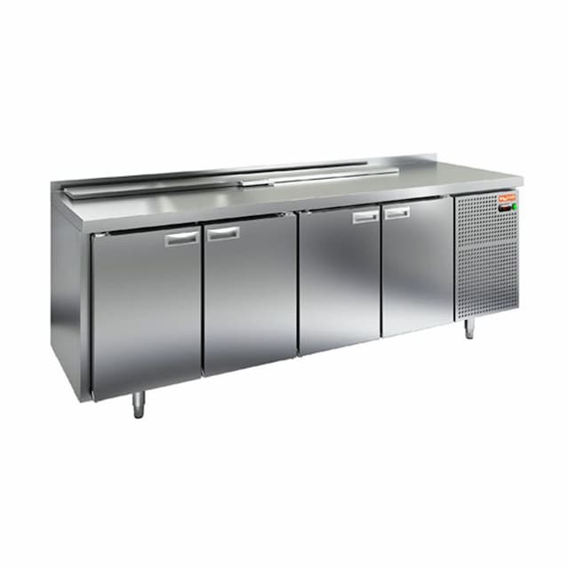 Стол для салатов HICOLD SL2-1111GN (1/6) с крышкой