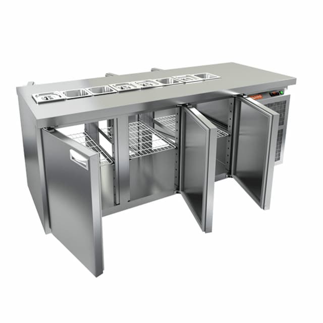 Стол охлаждаемый для салатов (саладетта) Hicold SL2T-111/GN
