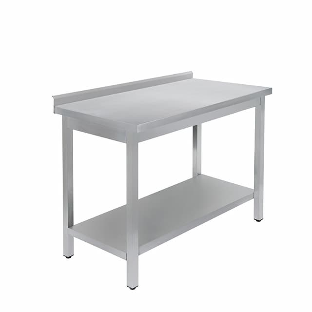 Стол универсальный Luxstahl СПУ-12/7 со сплошной полкой нерж