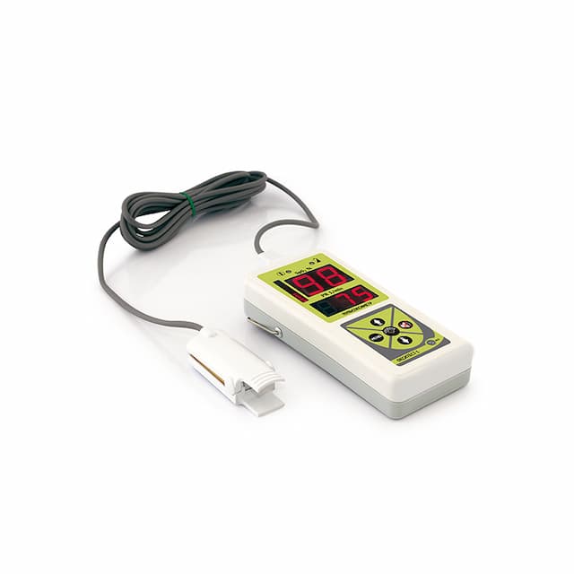 Пульсоксиметр портативный Медплант ОКСИТЕСТ - 1 с взрослым датчиком и сетевым адаптером